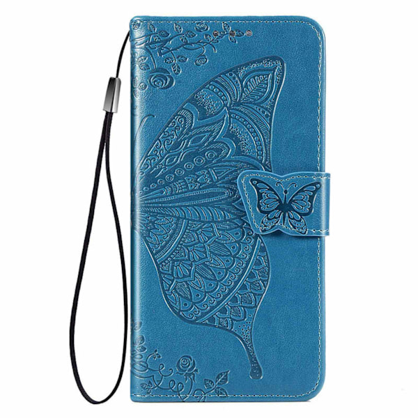 iPhone 11 Mobilskal, iPhone 11 Skal med Korthållare Ställ Kickstand för Kvinnor Flickor Pojkar, iPhone 11 Plånbok Sött Robust PU Läder Flip Blue for iPhone 11