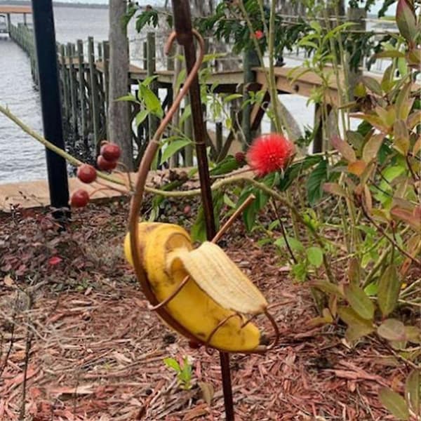 Sommerfugl Bananhængekøje Udendørs Hængende Sommerfuglefoder til Habitat, Havedekoration & Sommerfugleattraktor Dekoration 1 STK