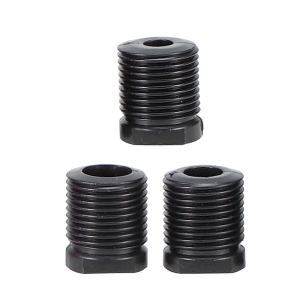 15 cm/5,9 tommer manuel automatisk gearknop gearstang tilbehør i aluminiumslegering universel til bil sort