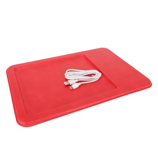 Lade Musematte Ergonomisk Myk Pustende Lade Musematte Musematte for Hjemmekontor Gaming Rød