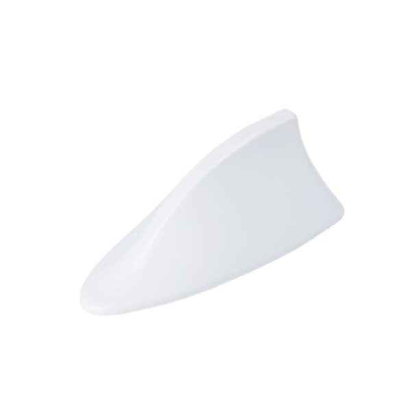 1 stk. hvit haifinneantenne, universell bilantenne biltak ende A