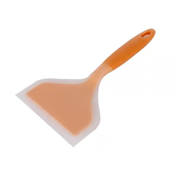 Silikonespatel - Varmebestandig - Fleksibel (orange)
