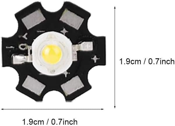 Crazy September Gave Integrert Chip Lys, 25 stk 3W 3.2-3.4V Hig