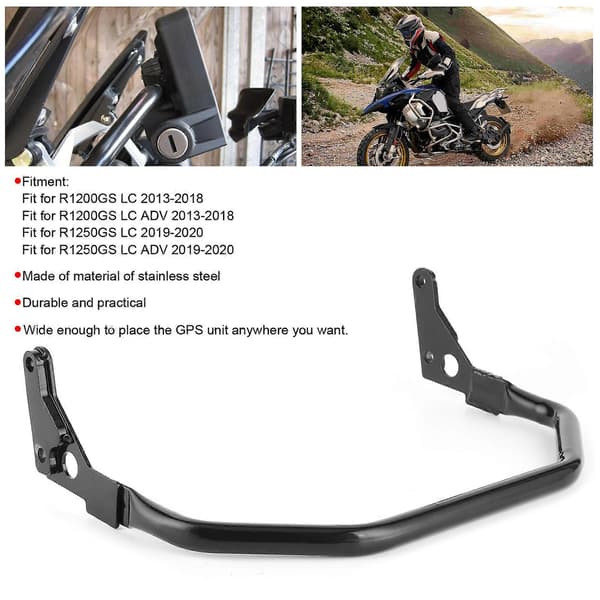 Motorcykelnavigationsbeslag Frontstang Telefon GPS-holder passer til R1200GS LC 2013-2018