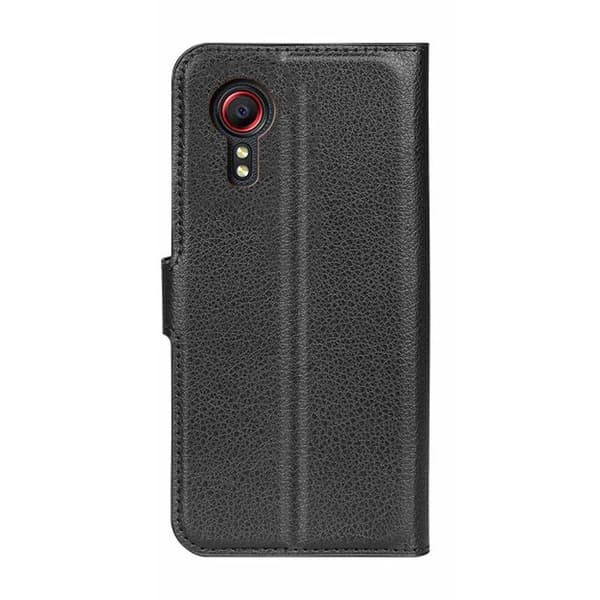 Samsung Galaxy Xcover 5 Wallet Case med stativ - Sort Transparent