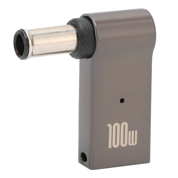 PD till DC Adapter för Lenovo Bärbar 100W 5A Typ C Hona till Hane Laptop Aluminiumlegering PD Laddningsadapter 6.0x1.4mm