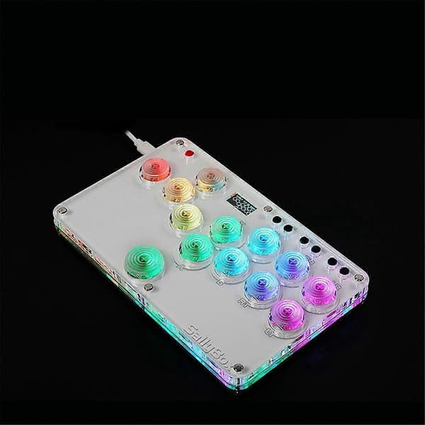 Fighting Stick Controller til PC Switch Farverig Arcade Joystick Fight Stick Game Controller