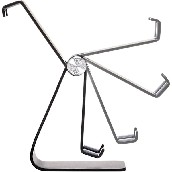 Svart justerbar mobiltelefonholder for iPhone og Android