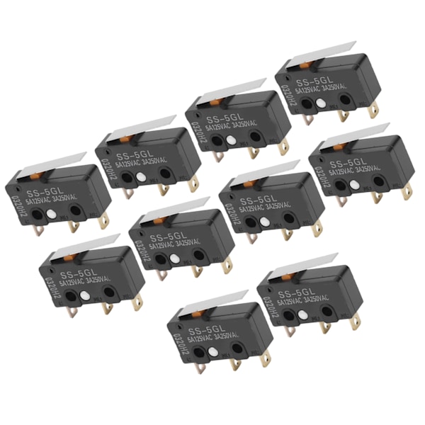 10 st Gränslägesbrytare 3D-skrivartillbehör för ENDSTOP RAMPS 1.4 SS‑5GL Mini-brytare