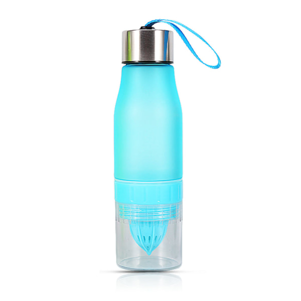 650 ml utomhus plast citron juice infuser flaska frukt infusion