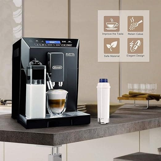 Sæt med 1 DLSC002 kaffemaskine vandfiltre til ECAM, ETAM, EC,