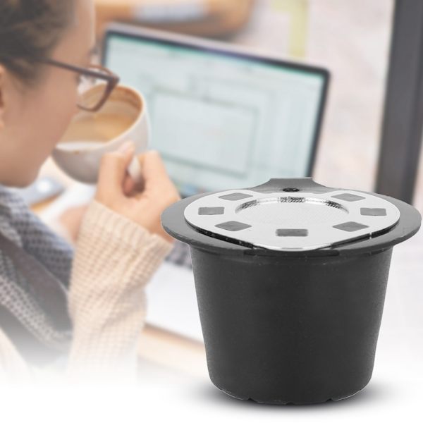 3-pack påfyllningsbara och återanvändbara kaffekapselfilter