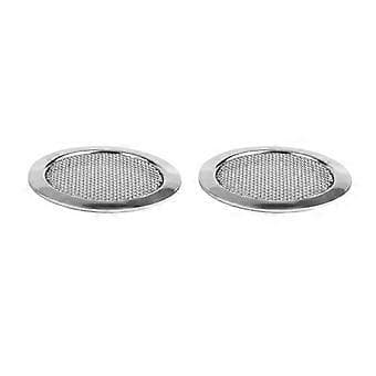 2x Skärmade Ljudhålsinsatser Högtalargaller för Dobro Resonator Gitarrdel()