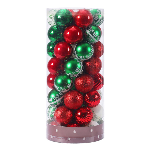 6cm/2.36inch Christmas Balls Decorations 50Pcs Shatterproof