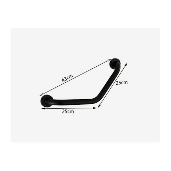 Greb Stang 43cm Væghængt Rustfrit Stål Badekarhåndtag Håndklæde B