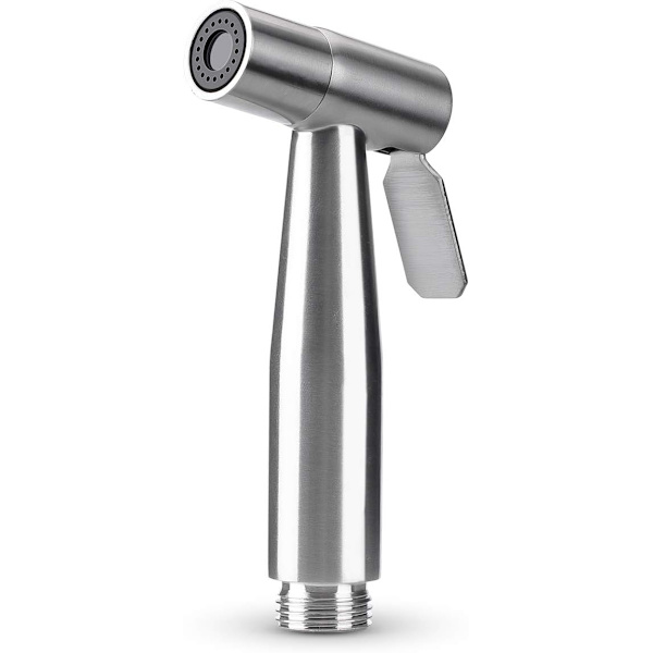 Toiletbruser i rustfrit stål, standard G1/2-interface, Wat