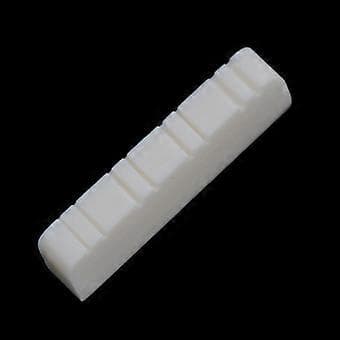 1 st Ben Mandolin Stall Mutter Oslitsad för DIY Mandolin Banjo Delar 28x5x7mm()