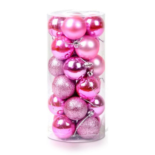 Christmas Ball Pendant, 24 Pack Decorative Shatterproof