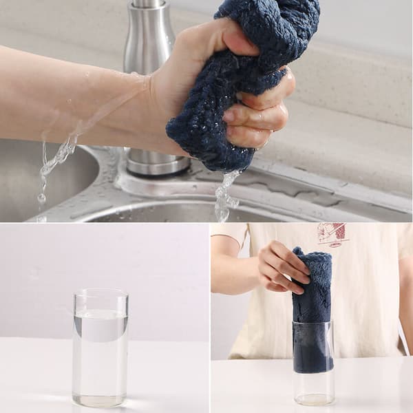 Handdukar 6 st Hängande Handdukar Korallfleece Handduk Vatten Ab