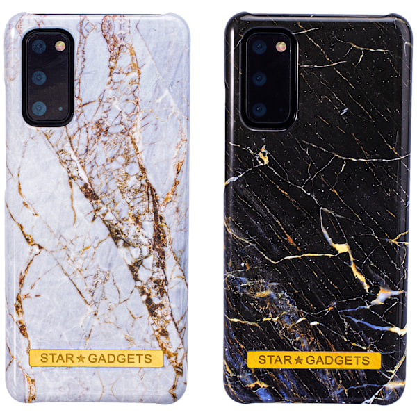 Samsung Galaxy S20 - Skal / Skydd / Marmor Svart Svart