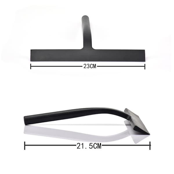 Duschraka med sugkoppshållare - 23 cm badrumsglas - i