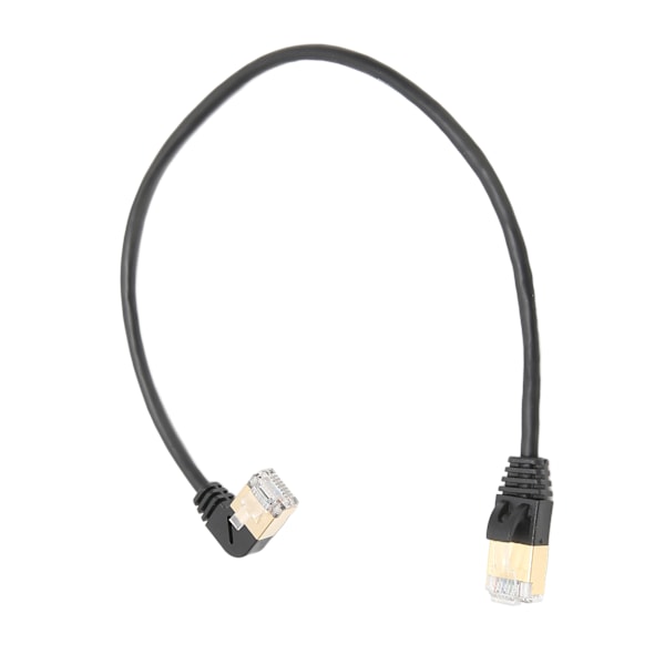 Cat8 Ethernetkabel CAT8 OD 3,8mm Guldpläterade Kontakter 30cm Hane till Hane Ethernetkabel för Switch Server