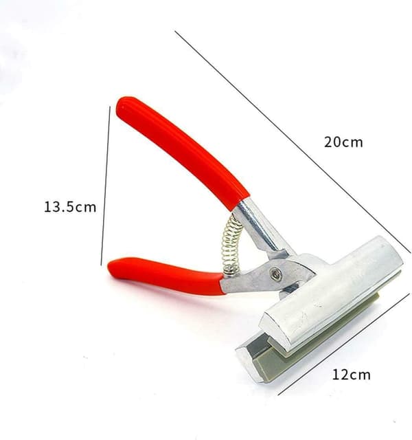 Extra Stor Dukklämma 12cm Konstmaterial Duk Metall Sträckning