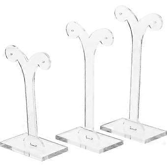 3 st Örhängesställ Sprout-formade Örhängesställ Skrivbords Örhängeshållare