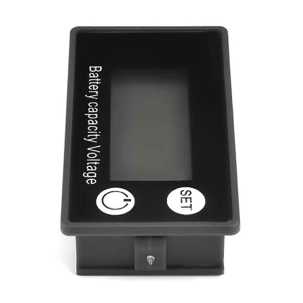 Batteri Voltmeter DC 8-100V Kapacitetsindikator Strømmåler Lithium LiFePO4 Bly-syre Celle 12V 24V 48V LCD-skærm D