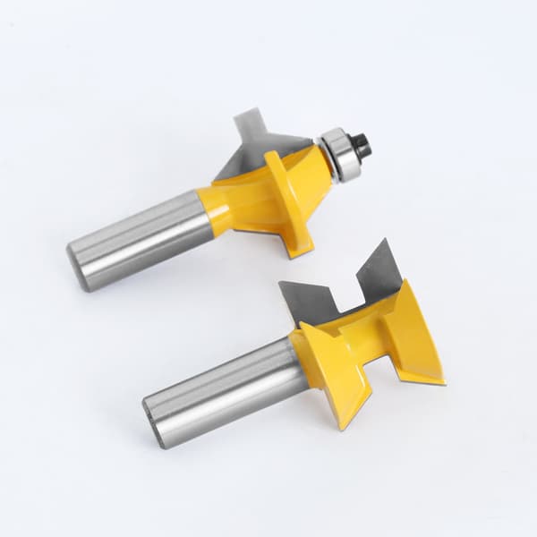 2-pack Fräsfrässet 8mm Skaft 120 Grader Träfräsning Grov