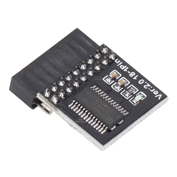 TPM2.0 Säkerhetsmodul, Krypteringssäkerhetsmodul TPM2.0 Fristående Krypteringsprocessor för ASROCK Moderkort Kompatibel med WIN11 Stöder DDR4
