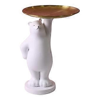 Staty med bricka, djurfigurstaty för bordsdekoration på hotell ,()