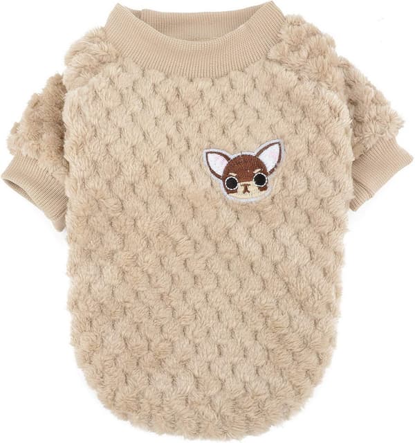 Genser for liten hund/katt, fleece vinterjakker, varme pullovere, kjæledyr