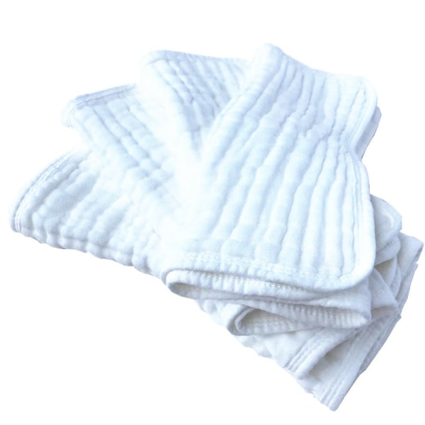 Comfy Cubs Muslin Burp Cloths Large 100% Bomull Hand Washcloths