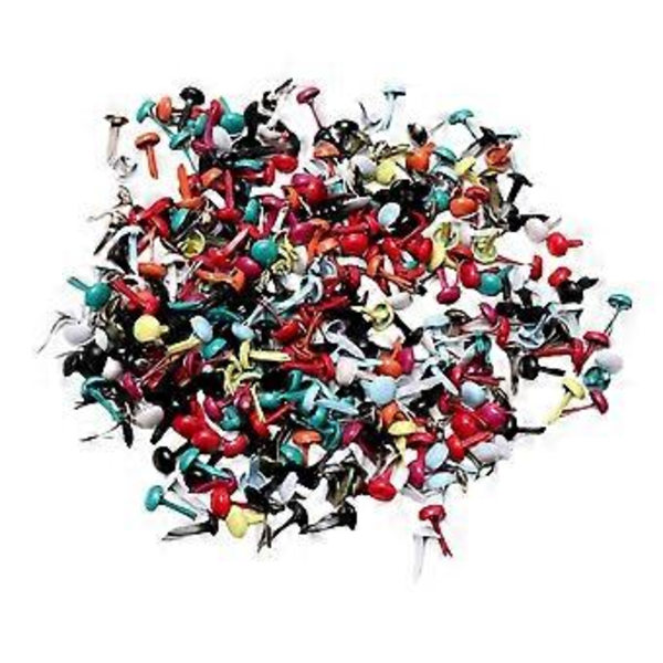 200 stk. Mini Brads Papirfester Dekorativ Stempling for Scrapbook-utstyr ( )