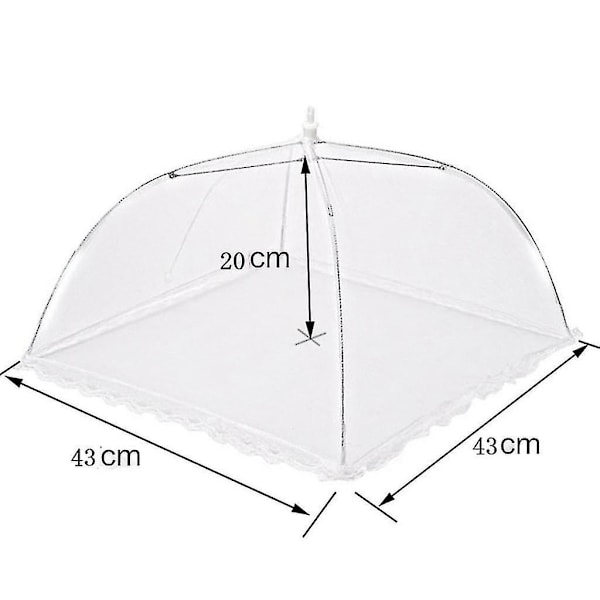 6X Fly Screen Fruit Net Fly Hood Dining Screen Food Protective