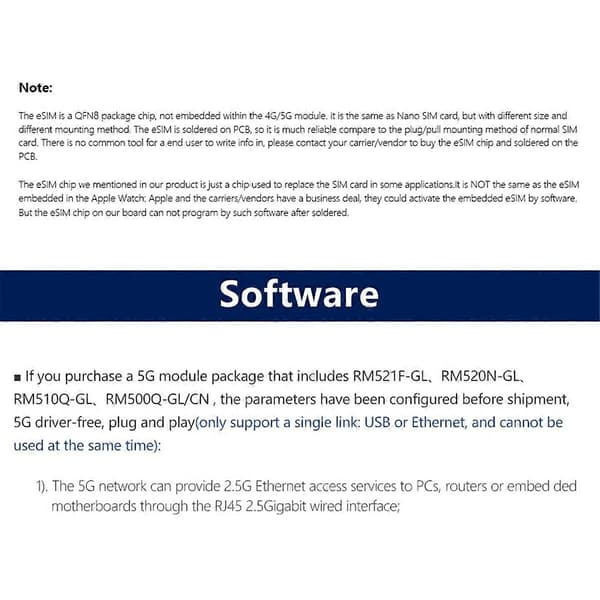 MR5210P 5G til 2,5 Gbps Ethernet(PoE) kort, M.2-B nøgle til USB3.0, PCIE til RTL8125, understøtter RM520N/521F/500Q, PoE strøm