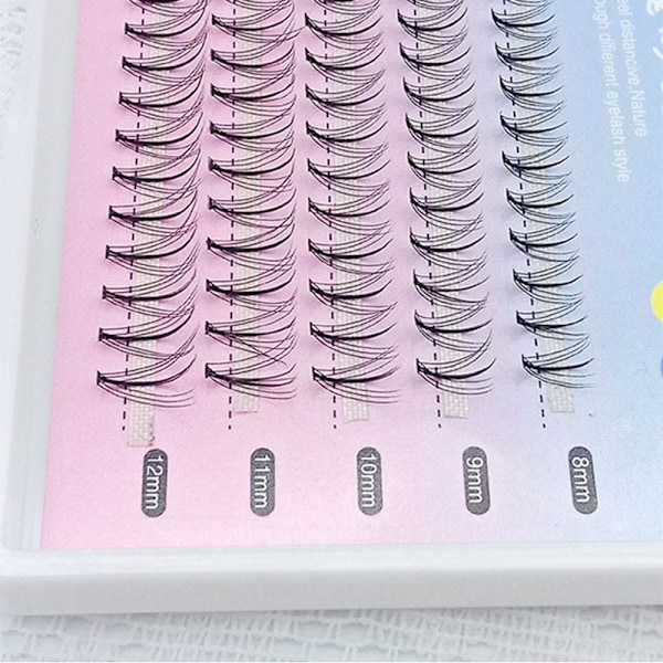 100 Paket/Ask Clusterögonfransar Ögonfransförlängningar