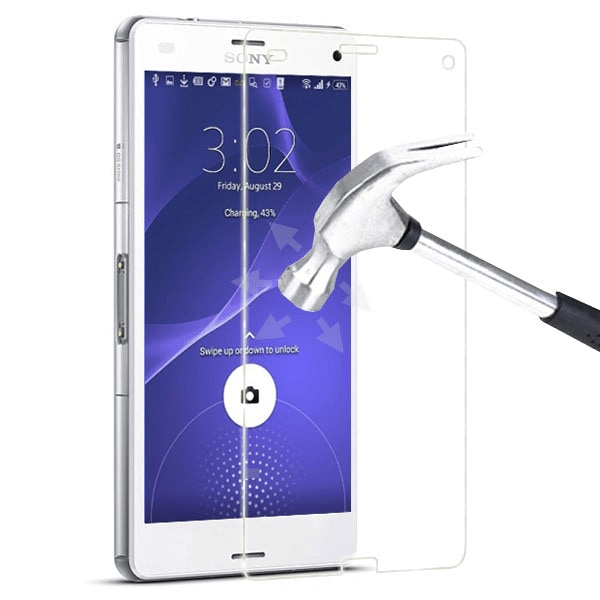 2-PACK härdat glas Sony Z3 Transparent