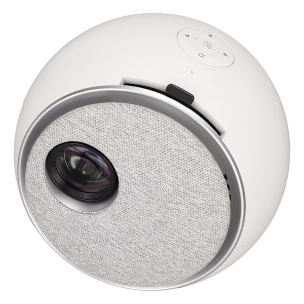 Mini Projektor 1080P 24 Till 118in Stor Skärm WiFi Skärmsynkroniseringsteknik Vit Hemmabio Filmprojektorer 100‑240VUK Kontakt