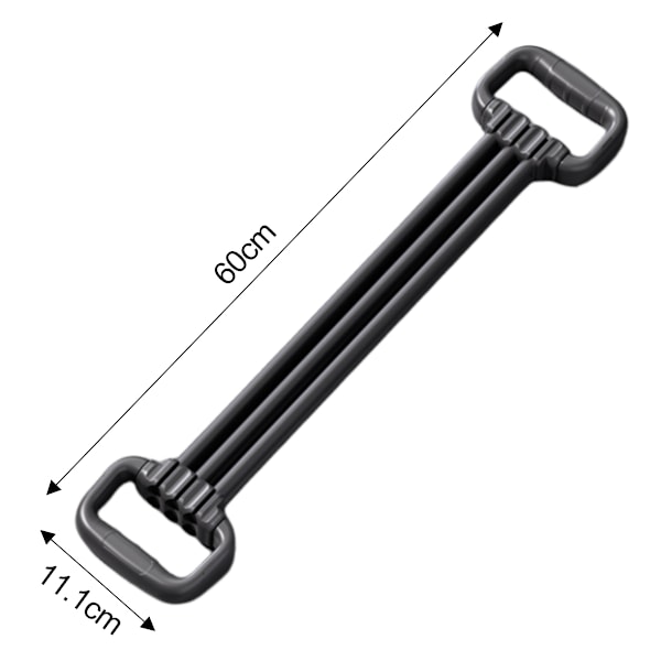 Motståndsband, Arm Rygg Axel Träning Elastiskt Rep Stretch Fitnessband, Fot, Ben, Handsträckare, Armtränare för Yoga Pilates Stretching black