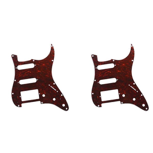 Gitar Tilbehør Elektrisk Gitar Pickguard Frontdeksel Elektrisk Gitar Pickguard Rød Skilpadde Skall