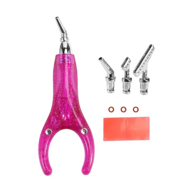 Ergonomisk Diamond Art Malepen, Diamond Art Tilbehør med 3 Metalspidser, 5D Diamond Drill Pen Sæt til Voksne Pink