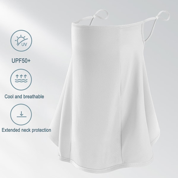 Halsduk Gaiter Mask UPF 50 Solskydd för Män & Kvinnor,