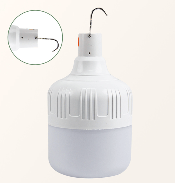 2 kpl, Ladattava LED-lamppu, USB-ladattava, Sähkökatkos E