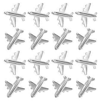 12 stk. metal tryknapper, flyformede tegnestifter, søde tegnestifter, dekorative tegnestifter