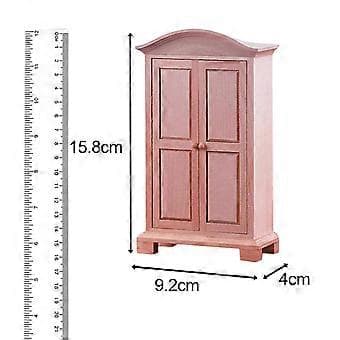 Mini Garderobe Multipurpose 1:12 for Dukkehus Livsscene Layout Soverom()