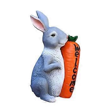 Påskehare Ornament Kreativ Velkomstpynt Resin Harepynt