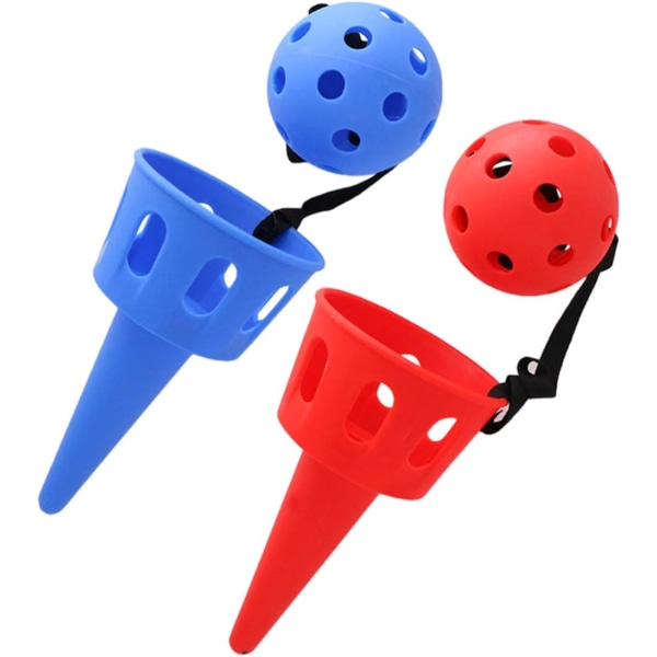 2 set kopp- och bollspel Mini Catch Ball Toy Ball Catching Cup