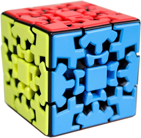 Gear Cube 3x3 Puslespill Kungfu Cube 3D Puslespill 3x3x3 Cube Puslespill Smoo